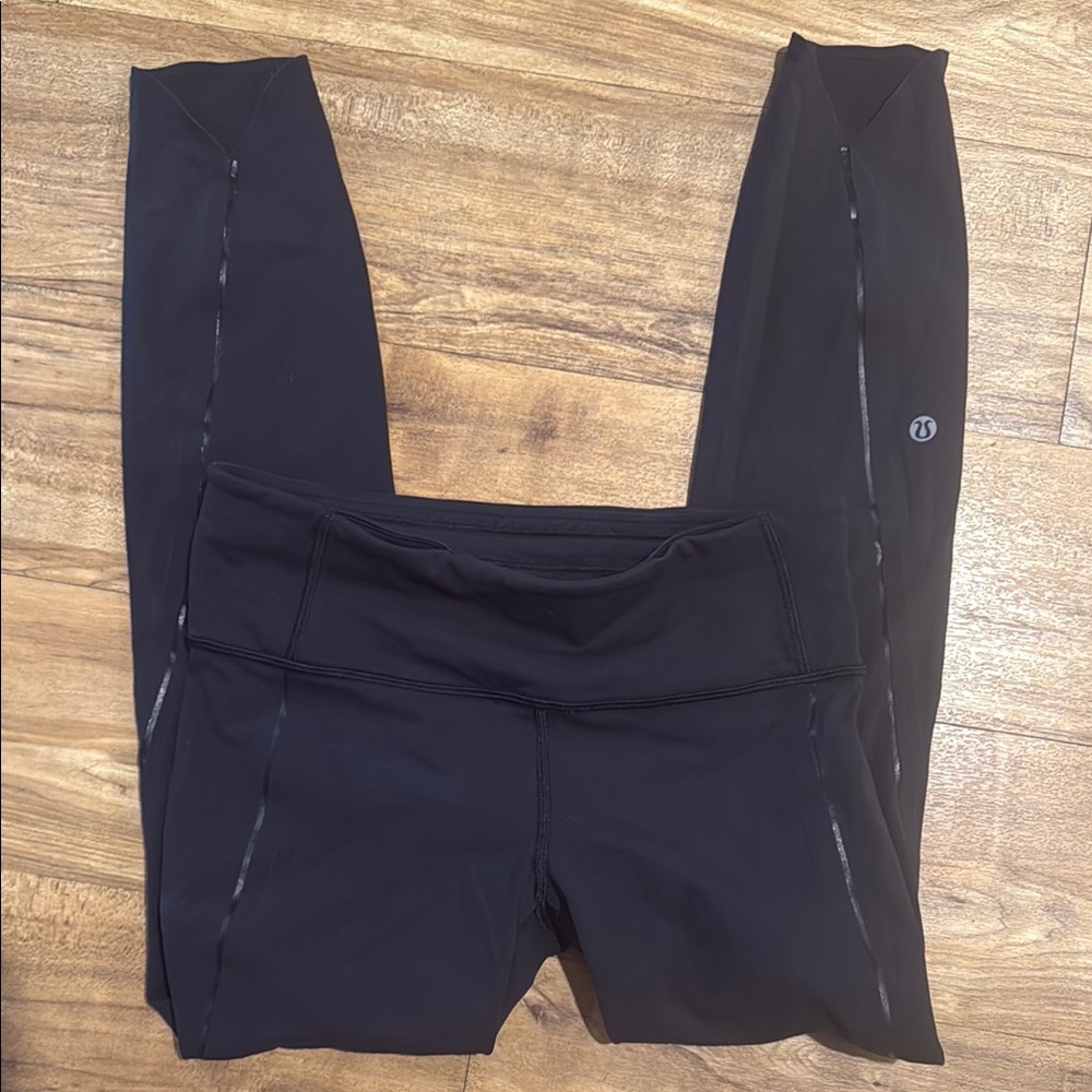 Black Leggings with Logo